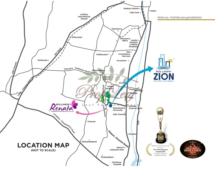Bollineni Zion Location Map